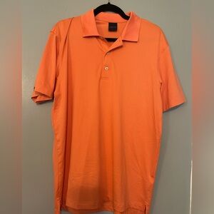 Dunning Golf  Vibrant Orange Polo Shirt- M